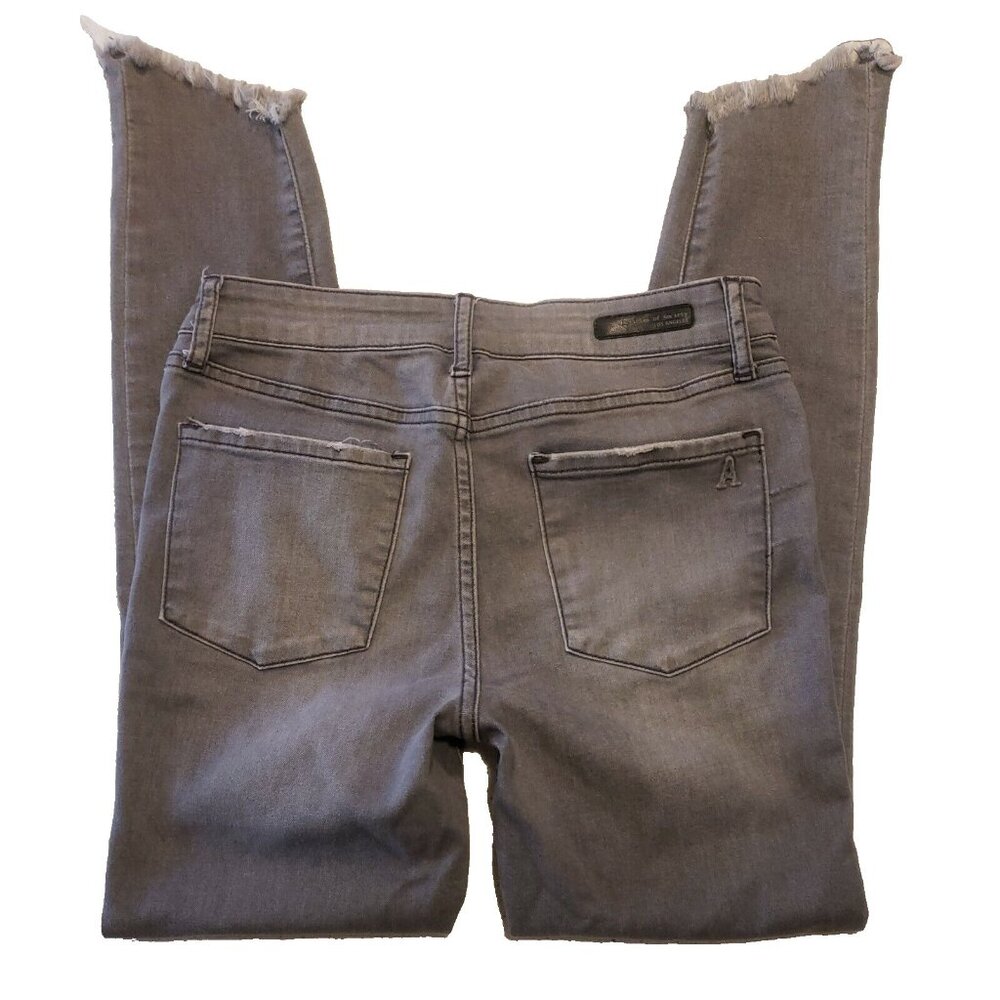 Articles Of Society Raw Hem Jeans Womens 26 Sammy Nashville Wash 5 Pocket Skinny